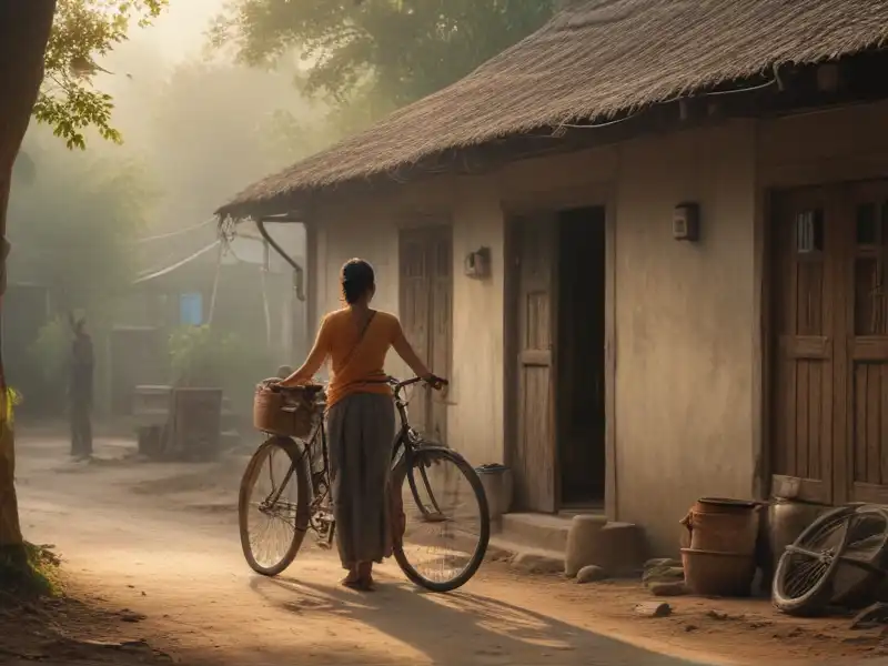  Rural Retreats: Discovering Serenity in India's Villages by Bicycle